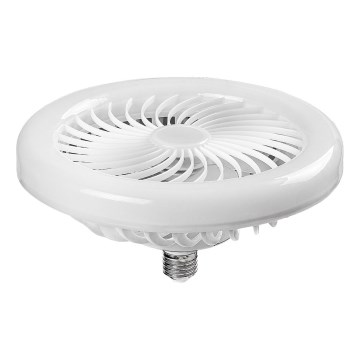 Rabalux - Dimmbares LED-Leuchtmittel mit Ventilator SMD E27/16W/230V 3000-6500K + Fernbedienung
