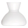 Rabalux - Ersatzglas für Hängeleuchte, Tischleuchte und Wandleuchte E27 d 15 cm weiß