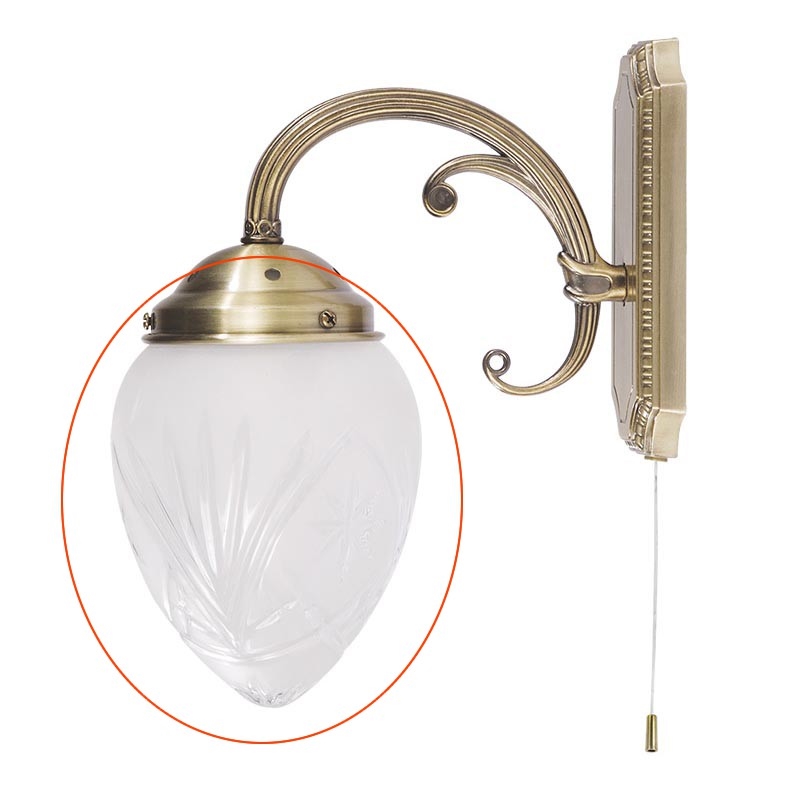 Rabalux - Ersatzglas für Leuchte ANNABELLA (klein)small