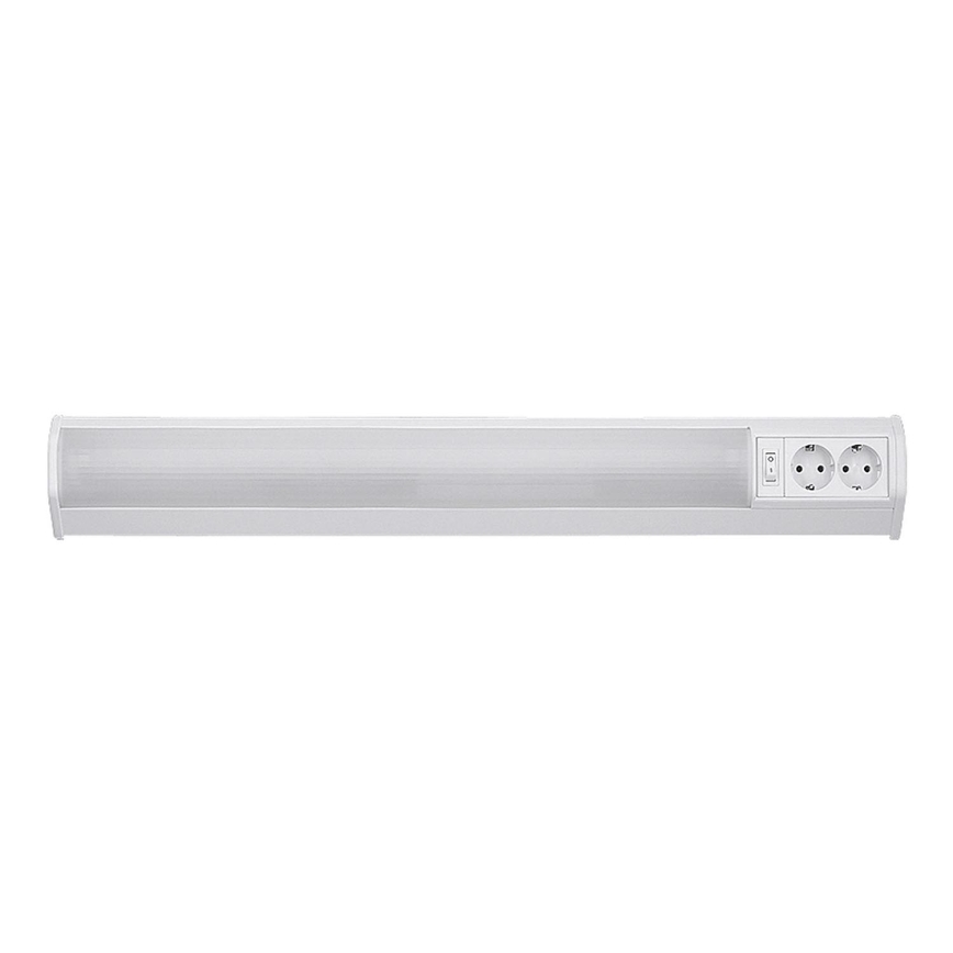 Rabalux - Küchenunterbauleuchte mit Steckdosen G13/15W/230V