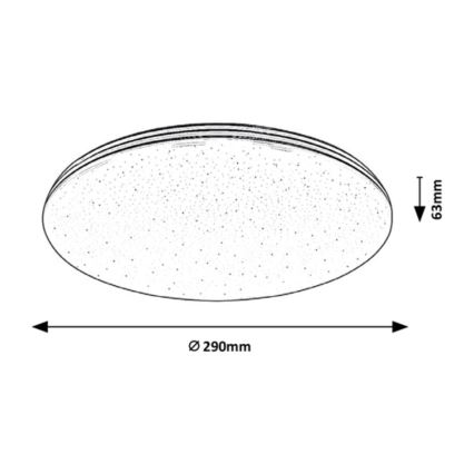 Rabalux - LED-Baddeckenleuchte LED/20W/230V IP44