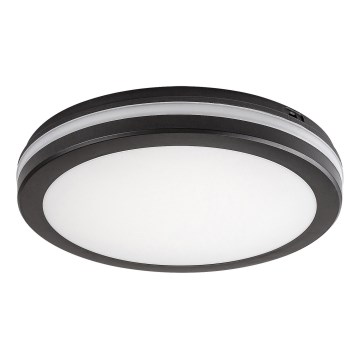 Rabalux - LED-Badezimmer-Deckenleuchte LED/28W/230V 3000/4000/6500K IP54 schwarz Ø 30 cm