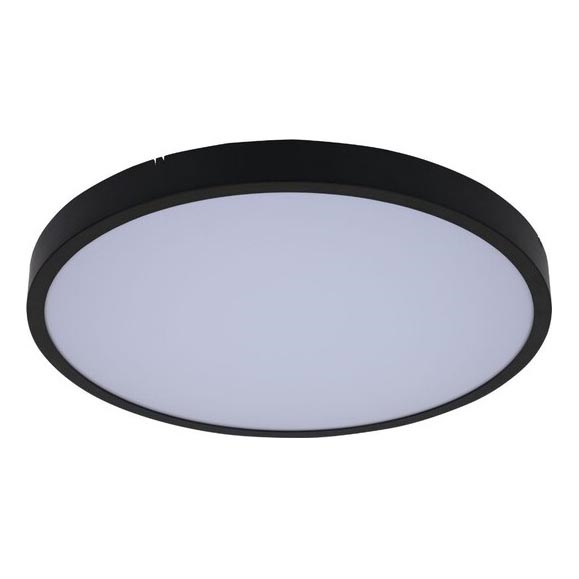Rabalux - LED-Deckenleuchte für Badezimmer LED/12W/230V 3000/4000/6000K IP44 d 25,5 cm schwarz