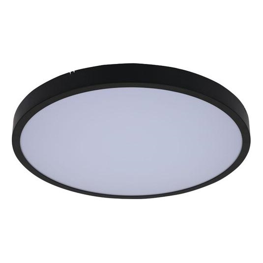 Rabalux - LED-Deckenleuchte für Badezimmer LED/18W/230V 3000/4000/6000K IP44 d 30,5 cm schwarz