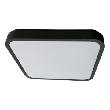 Rabalux - LED-Deckenleuchte für Badezimmer LED/24W/230V 3000/4000/6000K IP44 29x29 cm schwarz