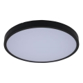 Rabalux - LED-Deckenleuchte für Badezimmer LED/24W/230V 3000/4000/6000K IP44 d 35,5 cm schwarz