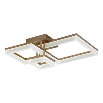 Rabalux - LED-Deckenleuchte LED/22W/230V 3000/4000/6500K golden 47x47 cm