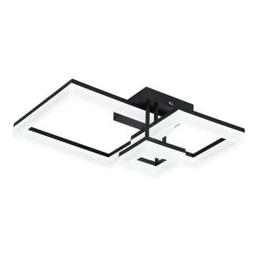 Rabalux - LED-Deckenleuchte LED/22W/230V 3000/4000/6500K schwarz 47x47 cm