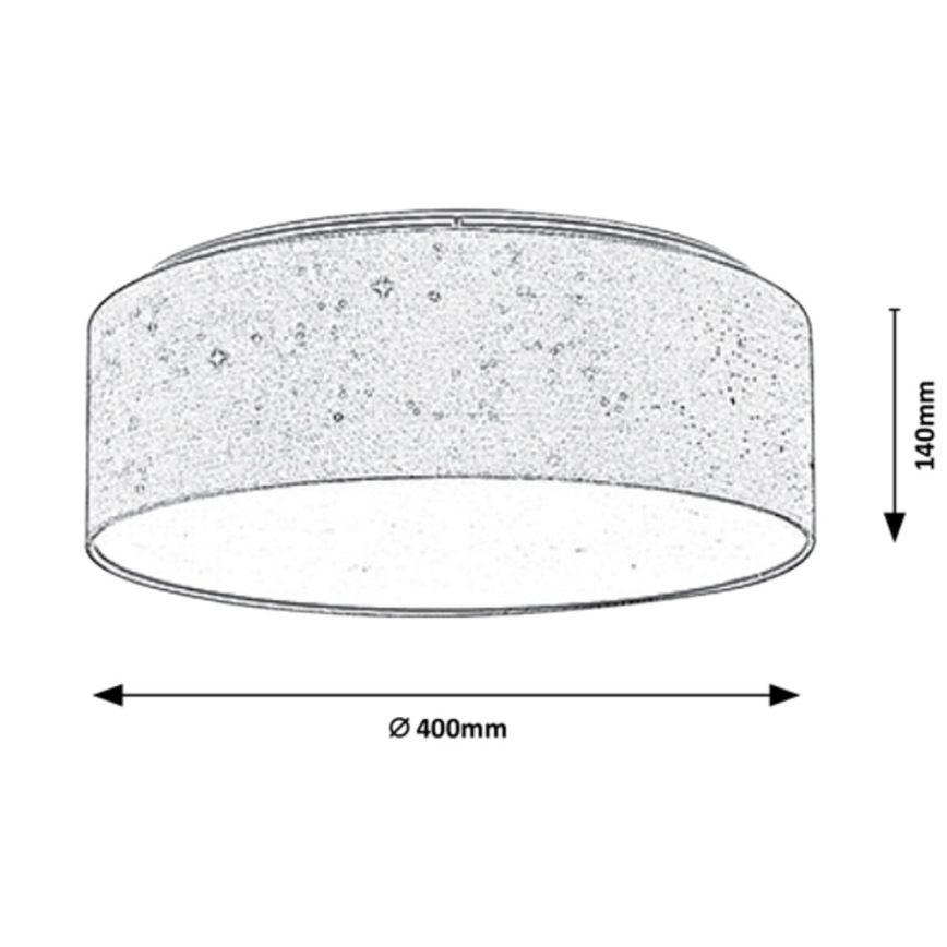 Rabalux - LED-Deckenleuchte LED/22W/230V cremefarben