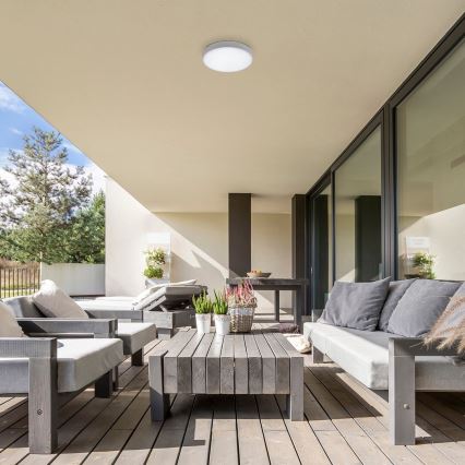 Rabalux - LED-Deckenleuchte LED/24W/230V 2800-6000K IP44 weiß Ø 30 cm