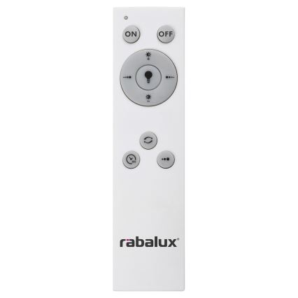 Rabalux - LED dimmbares Deckenleuchte LED/38W/230V 3000-6500K Weiß + Fernbedienung Ø 48 cm