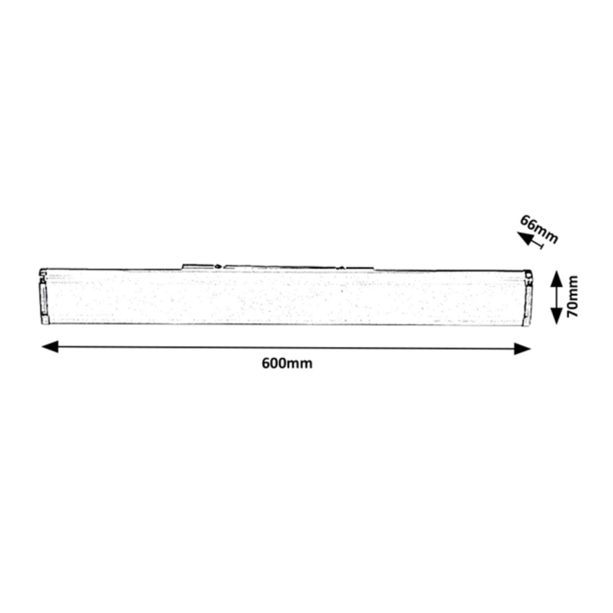 Rabalux - LED Dimmbare Badezimmerwandleuchte LED/14W/230V IP44
