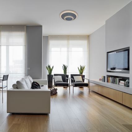 Rabalux - Dimmbare LED-Deckenleuchte LED/47W/230V 3000–6000K + Fernbedienung Ø 48 cm