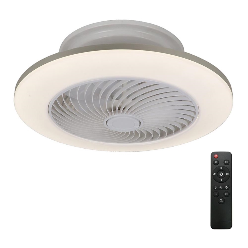 Rabalux - LED Dimmbare Deckenleuchte mit Ventilator DALFON LED/36W/230V 3000-6000K + Fernbedienung