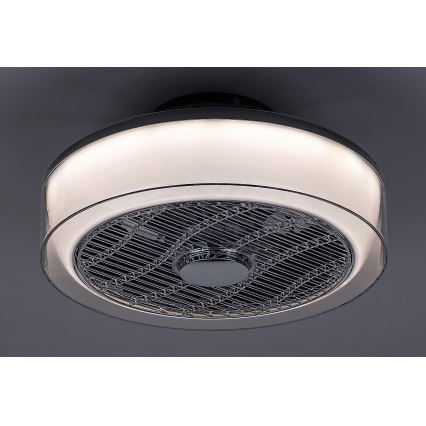 Rabalux - LED Dimmbare Deckenleuchte mit Ventilator LED/30W/230V + FB 3000-6000K