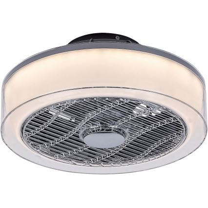 Rabalux - LED Dimmbare Deckenleuchte mit Ventilator LED/30W/230V + FB 3000-6000K