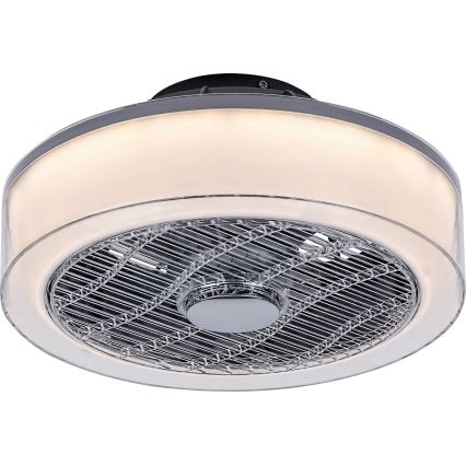 Rabalux - LED Dimmbare Deckenleuchte mit Ventilator LED/30W/230V + FB 3000-6000K