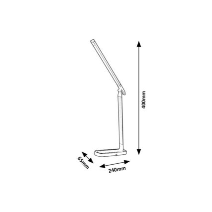 Rabalux - LED Dimmbare Touch-Tischleuchte LED/7W/230V weiß