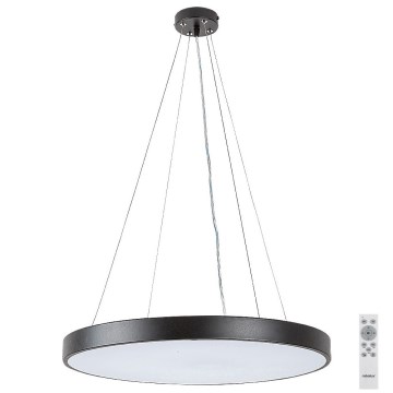 Rabalux - LED dimmbarer Kronleuchter an Kabel LED/60W/230V 3000-6000K schwarz + Fernbedienung