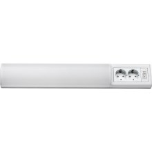 Rabalux - LED-Küchenunterbauleuchte mit 2 Steckdosen LED/10W/230V 4000K 50 cm weiß