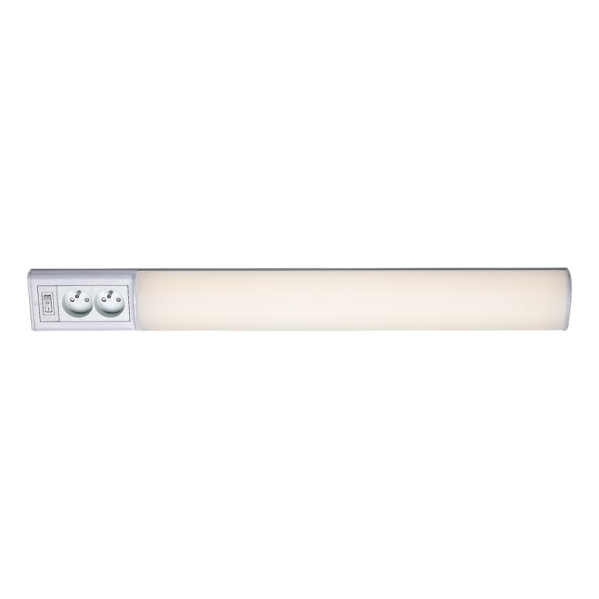 Rabalux - LED-Küchenunterbauleuchte mit Steckdosen LED/15W/230V 4000K 70 cm weiß