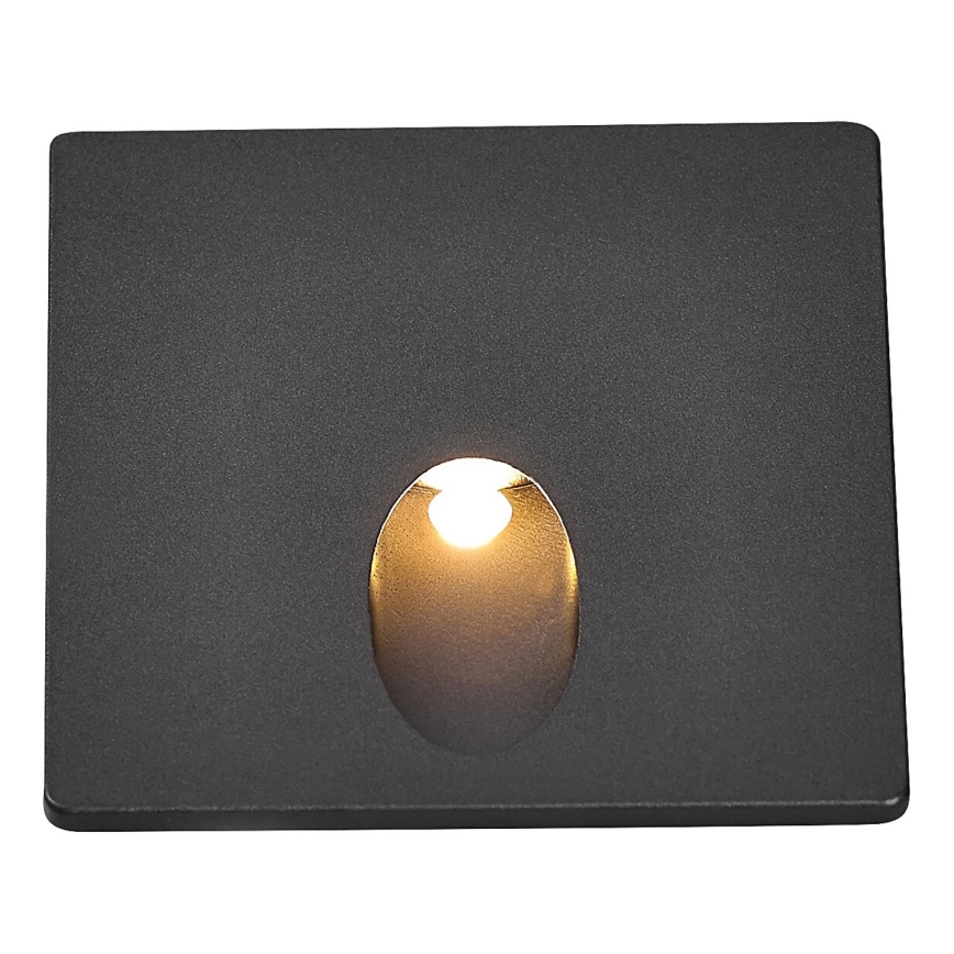 Rabalux - LED-Outdoor-Treppenbeleuchtung LED/3W/230V IP54 3000K schwarz