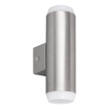 Rabalux - LED-Outdoor-Wandleuchte 2xLED/4W/230V saténový matt Chrom IP44