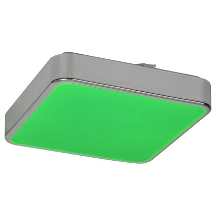 Rabalux - RGB-LED dimmbare Badezimmer-Deckenleuchte LED/22W/230V 3000-6000K IP44 + Fernbedienung 29x29 cm