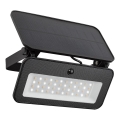 Rabalux - LED Solarstrahler mit Sensor LED/8W/3,7V 3000/4000/6500K IP65 2600 mAh