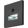 Rabalux - LED-Treppenleuchte mit Bewegungs- und Dämmerungssensor LED/1W/230V 3000/4500/6500K schwarz