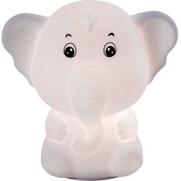 Rabalux - RGB-LED-Touch-Nachtlicht LED/0,05W/1xCR2032 Elefant