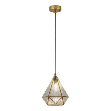 Rabalux - Tiffany Buntglas-Hängeleuchte 1xE14/40W/230V golden