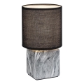 Rabalux - Tischlampe 1xE14/40W/230V schwarz/Marmordekor