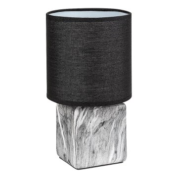 Rabalux - Tischlampe 1xE14/40W/230V schwarz/Marmordekor