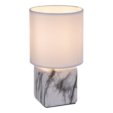 Rabalux - Tischlampe 1xE14/40W/230V weiß/Marmor-Dekor