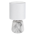 Rabalux - Tischlampe 1xE14/40W/230V weiß/Marmor-Optik