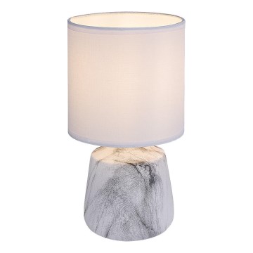 Rabalux - Tischlampe 1xE14/40W/230V weiß/Marmor-Optik