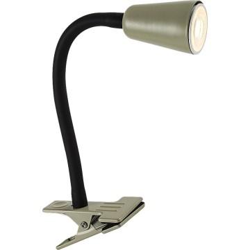 Rabalux - Tischlampe mit Klemme 1x GU10/7W/230V khaki