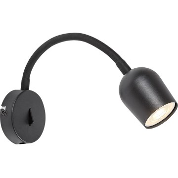 Rabalux - Wandstrahler 1xGU10/15W/230V schwarz