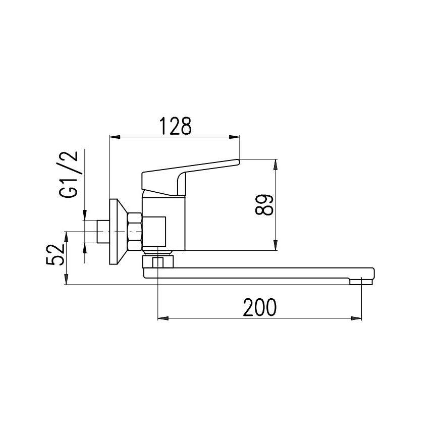 RAV Slezák CO101.5/23Z - Waschtischarmatur COLORADO cm, hochglänzendes Gold