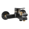 RAV Slezák CO154.5CMATZ - Badewannenarmatur COLORADO schwarz/gold