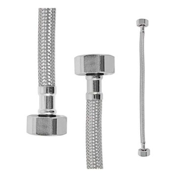 RAV Slezák IF0155.0 - Flexibler Anschlussschlauch FLEXI 10 cm, hochglänzender Chrom