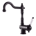 RAV Slezák L508.0/8CMAT - Spül-/Waschbeckenarmatur LABE RETRO 25,6 cm matt schwarz
