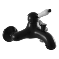 RAV Slezák L554.5CMAT - Wannenarmatur LABE RETRO 13,7 cm matt schwarz