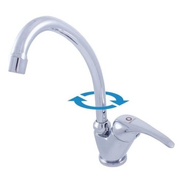 RAV Slezák SA006.0/1 - Spültischarmatur SAZAVA 26,1 cm, glänzender Chrom