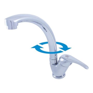 RAV Slezák SA006.0/3 - Spültischarmatur SAZAVA 26,5 cm Hochglanz-Chrom