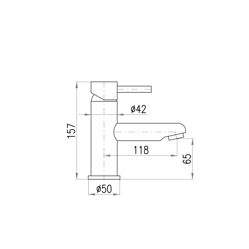 RAV Slezák SE426.0 - Waschbeckenarmatur JUNIOR 15,7 cm rot/blau/grün