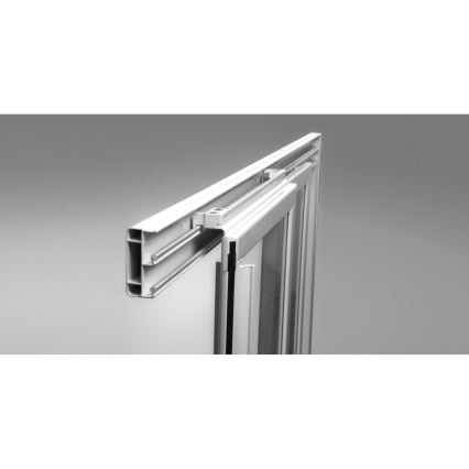 Ravak 00VG01R211 - Dreiteilige Duschtür SUPERNOVA 120x198 cm weiß