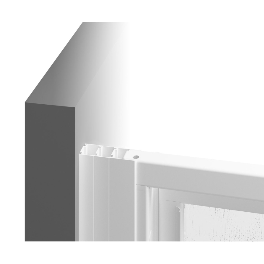 Ravak 14V701O2ZGS - Duschkabine SUPERNOVA 90x90 cm weiß