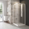 Ravak 1LV40100ZG - BLIX Eck-Duschkabine, vierteilig, 80x80 cm, weiß